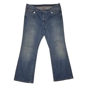 Ralph Lauren Polo Jeans Womens 16 Blue Denim Stretch Kelly Boot Cut Retro Y2k
